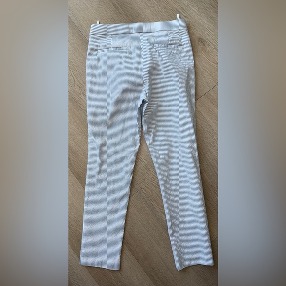 NWT Amanda and Chelsea Blue and White Stripped Suit Set Small/6 - Picture 7 of 11